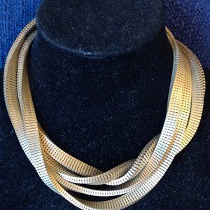 Beautiful Gold Tone Statement Choker